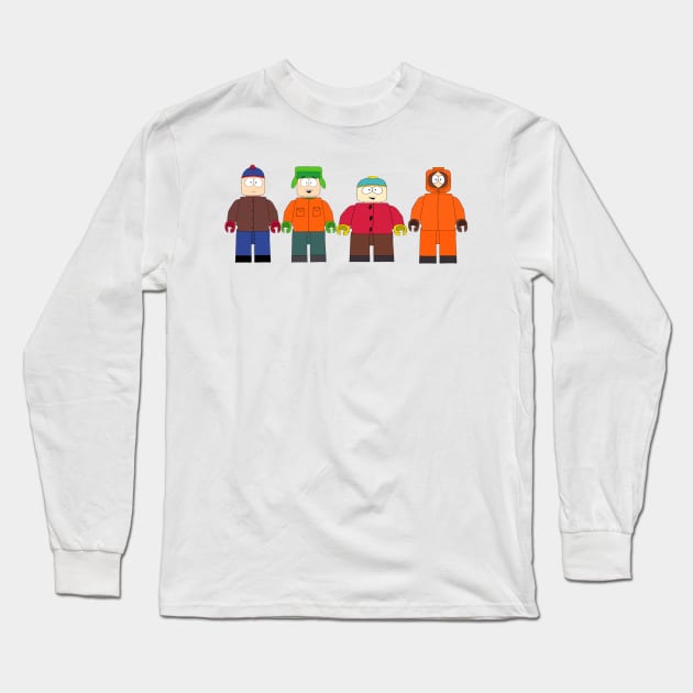 LEGO South Park Long Sleeve T-Shirt by Bridge_the_Ink